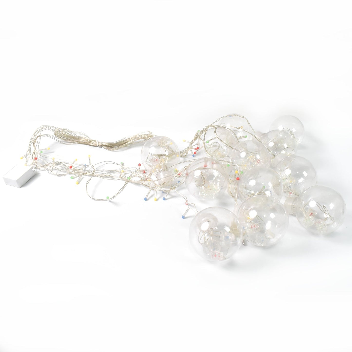 12 Wish Balls Window Curtain String Lights with 8 Flashing Modes Decoration for Home Decoration, Diwali & Wedding LED Christmas Light Indoor and Outdoor Light ,Festival Decoration (Plastic, Multi Color)