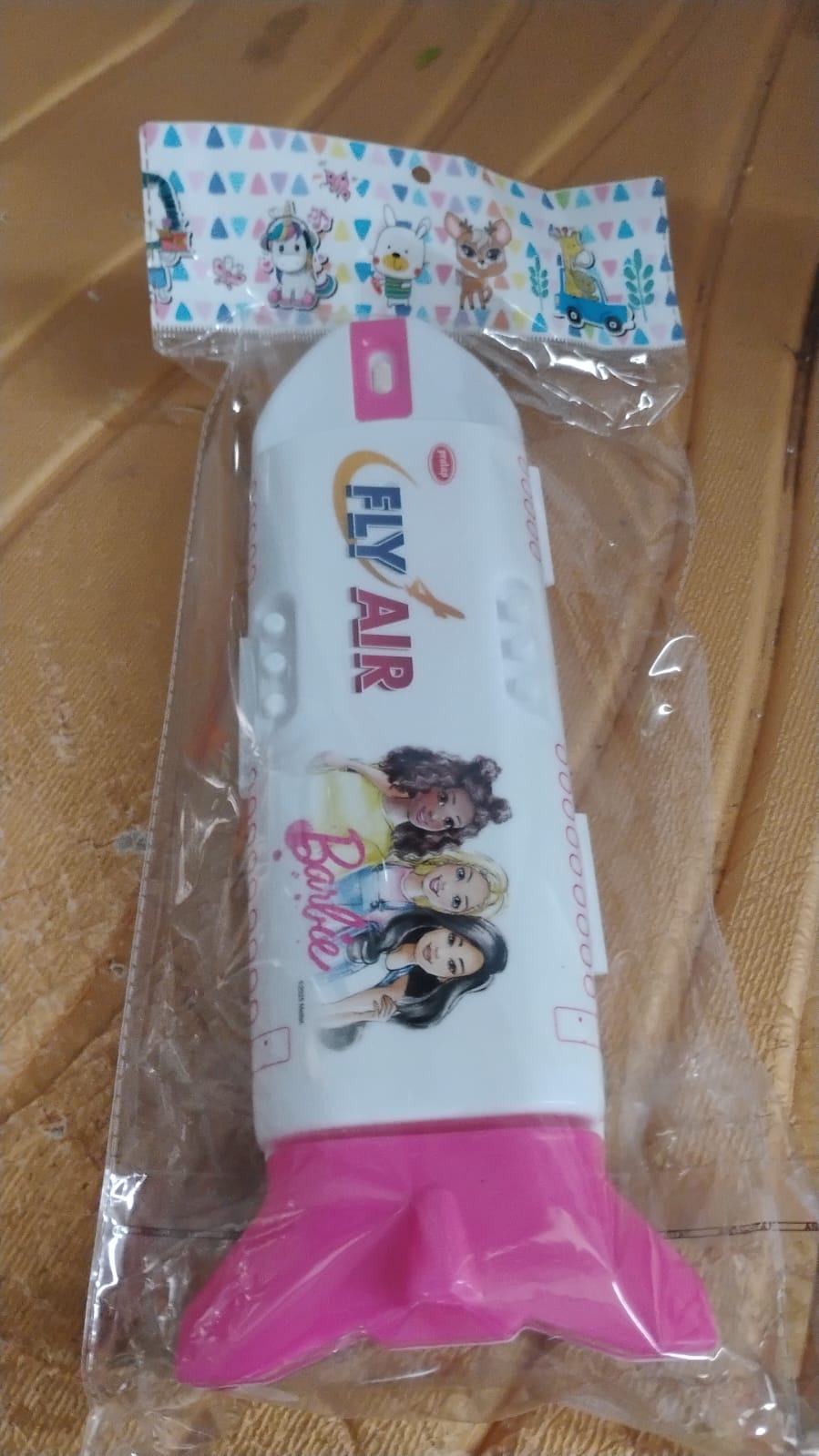 Multi-Functional Airplane-Shaped Compass Box with LED Light and Built-in Sharpener