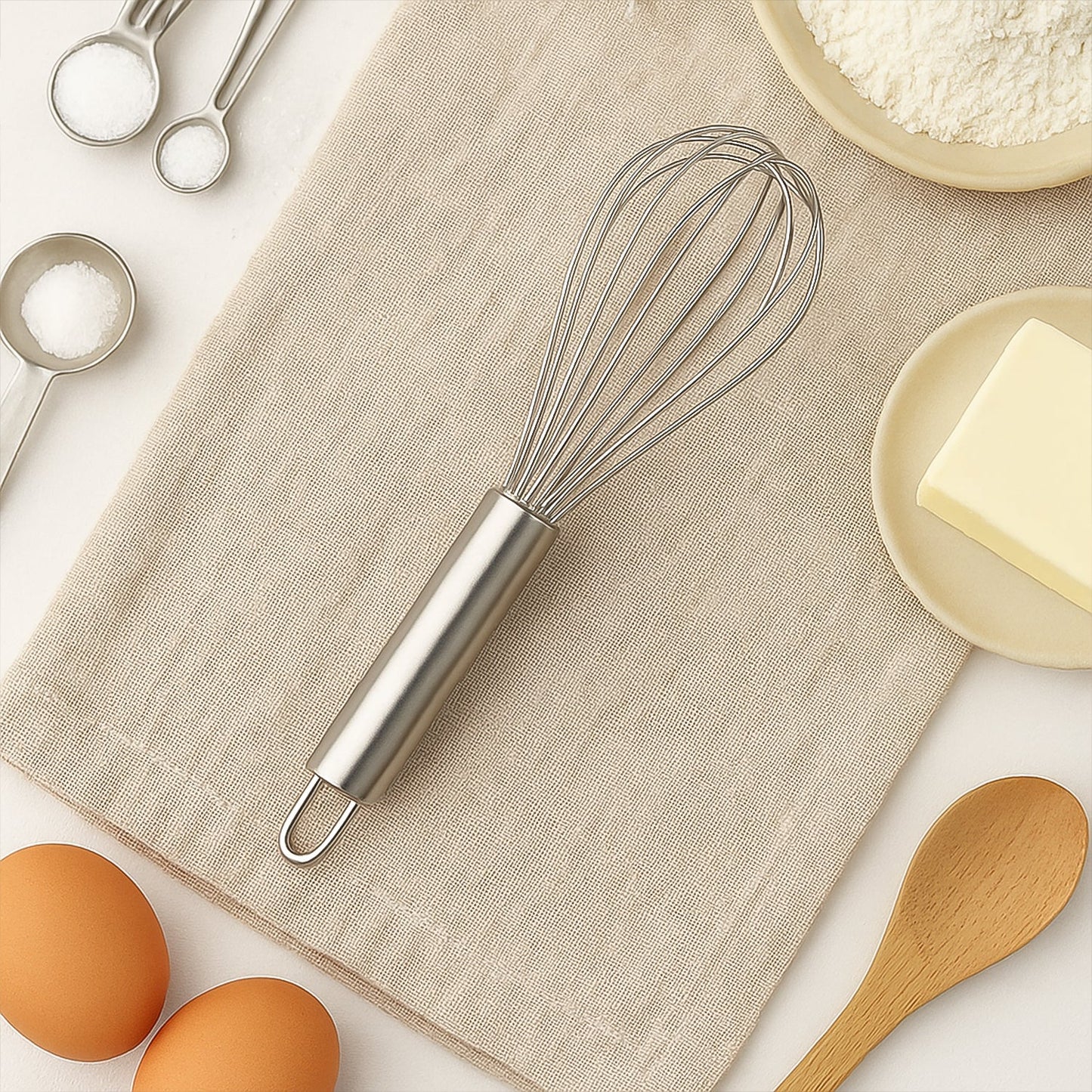 Small Stainless Steel Balloon Whisk (20cm / 1 Pc)