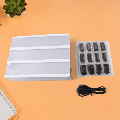 Black Mini A6 Magnetic Cinematic Light Box with 82 Characters and 10 Emojis  (1 Set)