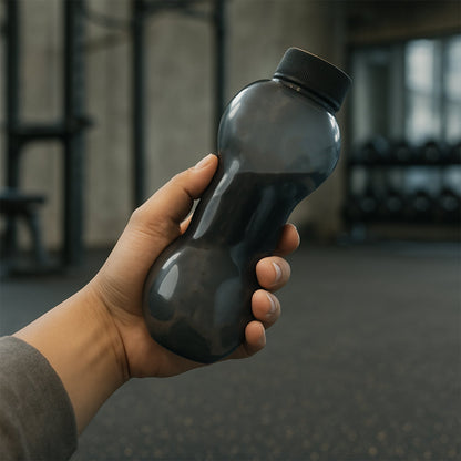 Dumbbell Water Bottle Gym Water Bottle Use For School , Gym , Office Use (550 ml)