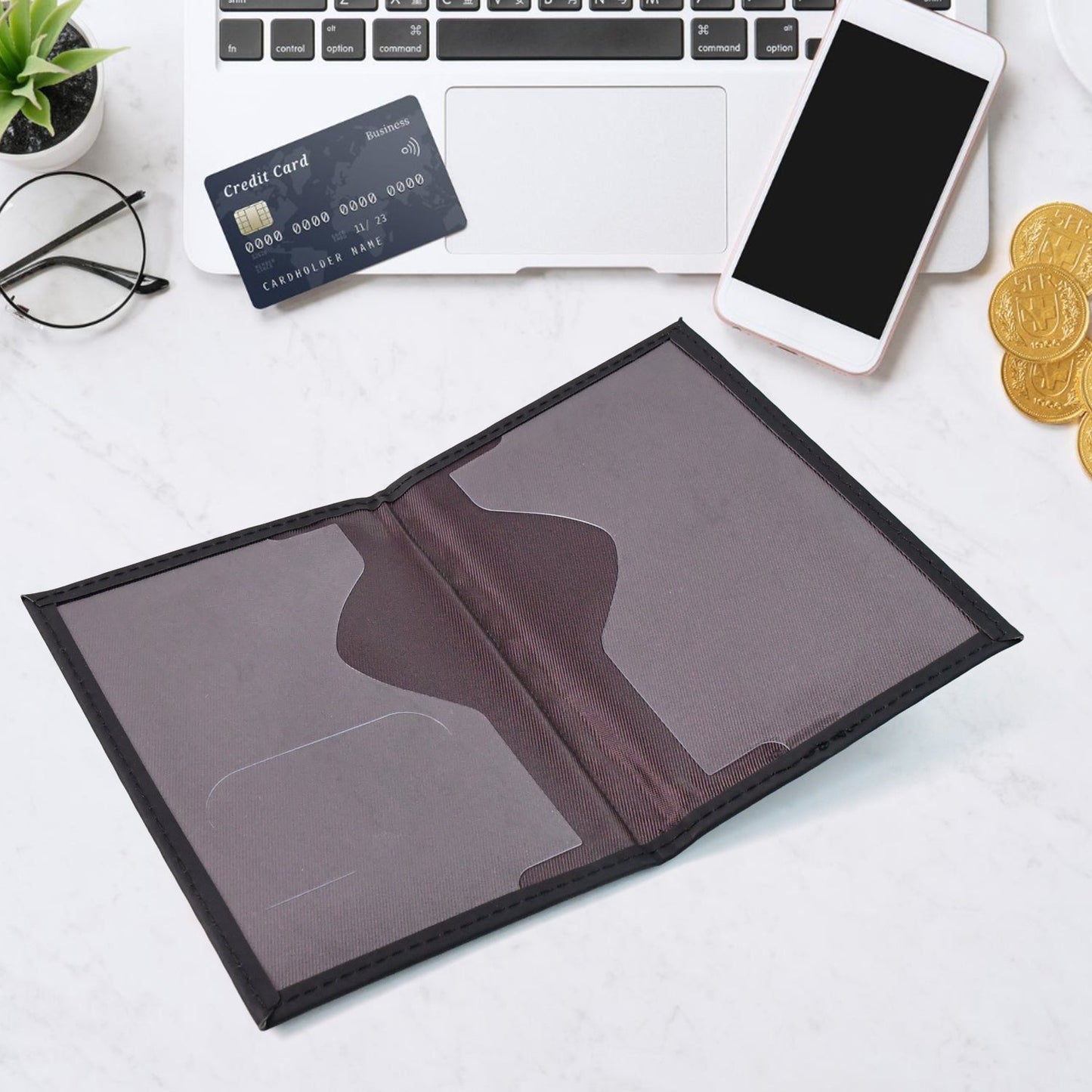 Stylish Printed Passport Holder Cover (1 Pc)