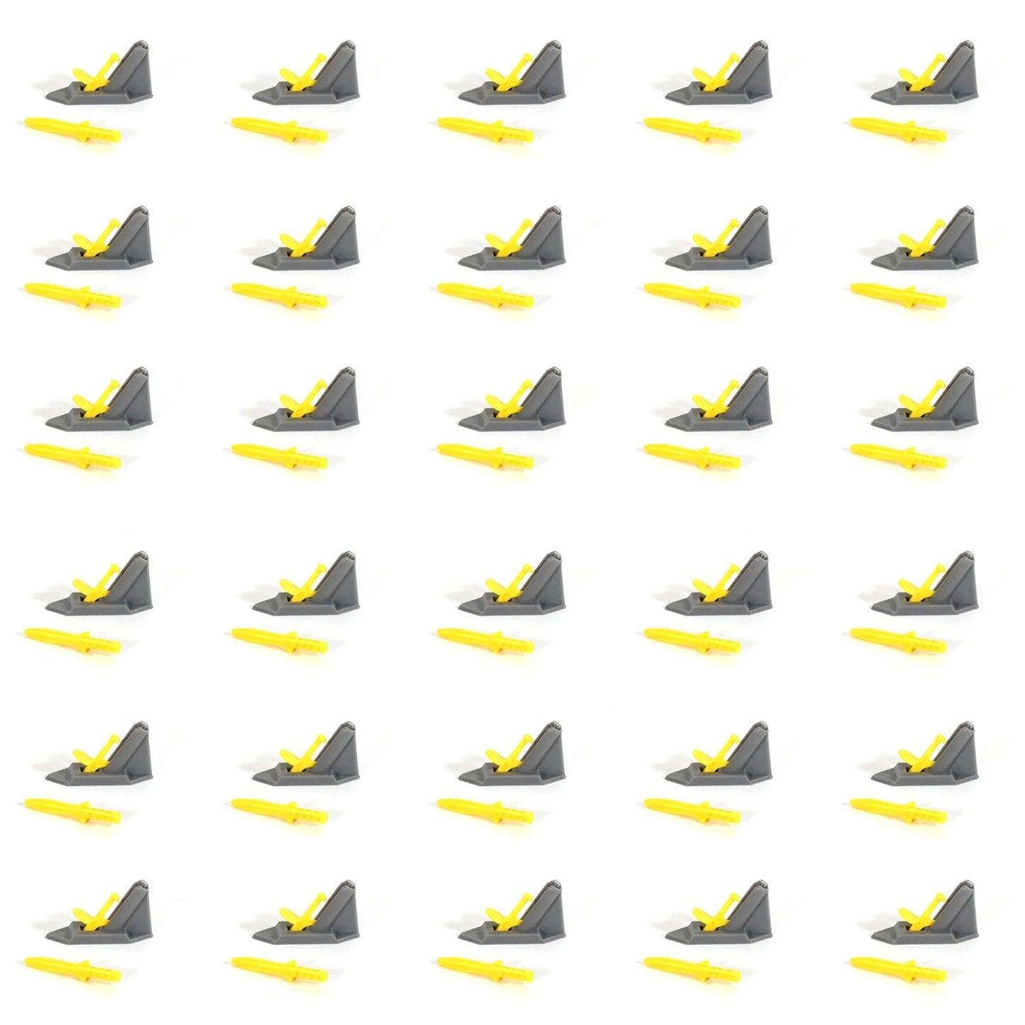 Junior Rocket Launcher Military Theme | Plastic Bullet Toy for Outdoor / Indoor Play (30 Pcs Set)