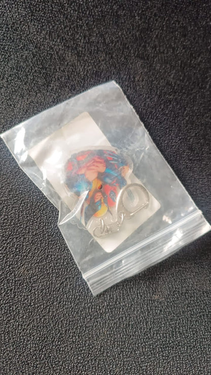 Cartoon Character Acrylic Keychain for  (1 Pc)