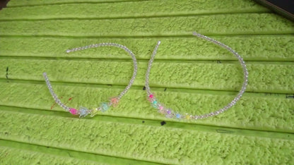 Hair Accessories Metal Handmade Colorful beads With Pearls Fancy Party Hairband (1 Pc / Mix Design), Hair accessories