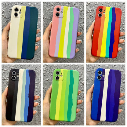 Rainbow Soft Print Case For Samsung