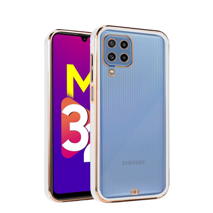 Clear Hard Chrome Case For Samsung